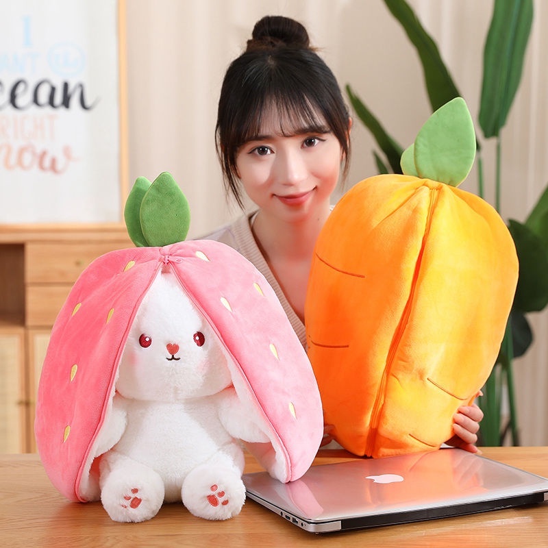 Boneka Kelinci Strawberry Wortel